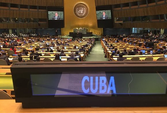 Participa Cuba en el 75 período de sesiones de la Asamblea General de la ONU