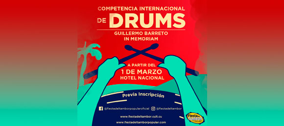 Convocan a competencia de drums