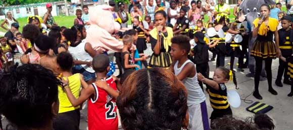 La cultura zumba en Barrio Central