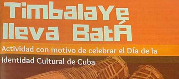 Coloquio Timbalaye lleva Batá