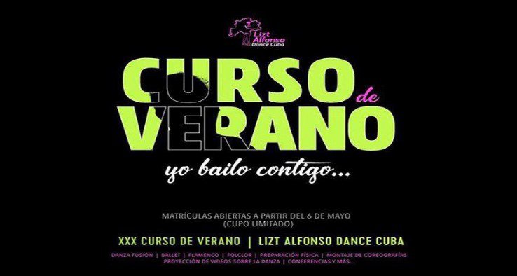 Compañía Lizt Alfonso Dance Cuba anuncia sus Cursos de Verano